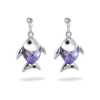 Lootkabazaar Korean Made Swarovski Drop Earring For Women (KHMSSJDES111821)